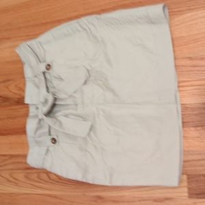 Banana Republic Lined Linen Beige Skirt, Size 2